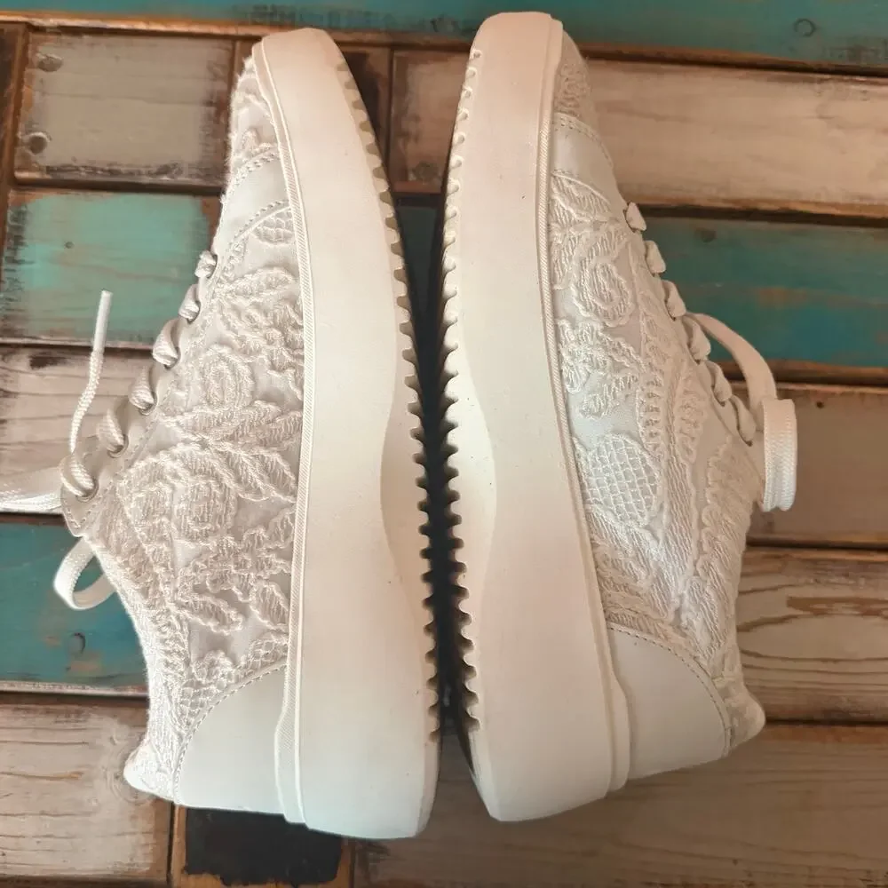 Vionic LACE upper KEARNY sneaker shoes Women's size 7.5 lace leather - Picture 8 of 16